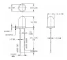 Led 5mm Vermelho Difuso 800-1000mcd - Kit Com 1.000 P�s - Mac Sistemas