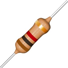 Kit 100 Unidades * Resistor 1k 5% 1/4w Cr25 1k Ohms  - Mac Sistemas