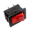 20 Ps Chave Gangorra Kcd1-101  6a/10a Vermelha 2 Terminais