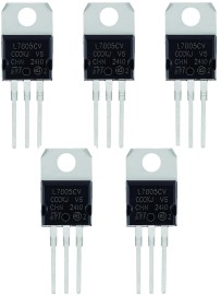 5 Peas Transistor Regulador  L7805 Lm7805cv 5v 1a TO-220