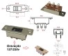 Kit 10 Chaves HH 2 Posies 6 Polos 127/220v - Fixao Parafuso