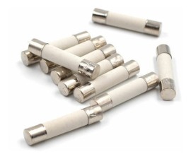Kit 10 P�s - Fus�vel Cer�mico 10 A X 250v 6x30mm Com Retardo