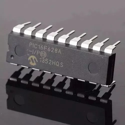 Circuito integrado Microcontrolador PIC16F628A-I/P DIP-18PTH - Mac Sistemas
