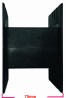 Carretel Plstico 50 X 50 Mm St Preto Pra Trafos