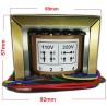 Transformador : 0 - 12V ou (12v) 2A 24W Total Primario Bivolt com 4 fios - MAC Sistemas