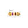 Resistor 470R 5% 1/4w Cr25 470 Ohms - Mac Sistemas