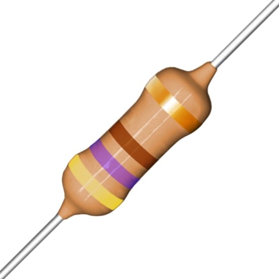 Resistor 470R 5% 1/4w Cr25 470 Ohms - Mac Sistemas