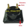 Ampermetro Analgico AC/DC 30a Sf670 Com Terminais Em Lato