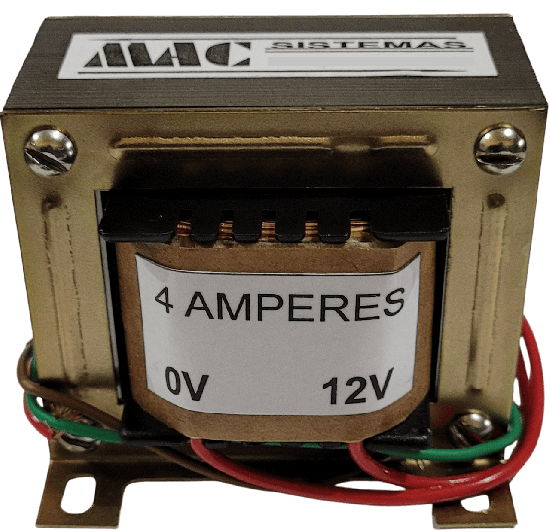 Transformador 0 - 12v 5a Trafo - 110/220v Primario Com 4fios - Mac Sistemas