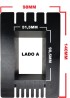 Carretel Plástico 50 X 50 Mm St Preto Pra Trafos