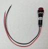 Piloto Sinaleiro olho de boi Led Pisca-Pisca 24V DC Vermelho - Mac Sistemas