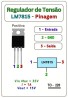 Regulador Lm7815 L7815cv L7815 7815 PTH - Marca ST - Mac Sistemas