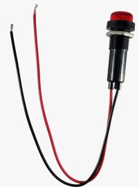 Piloto Sinaleiro tipo olho de boi Pisca-Pisca 12VDC Vermelho