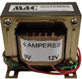Transformador 0 - 12v 5a Trafo - 110/220v Primario Com 4fios - Mac Sistemas