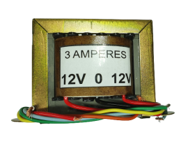 Transformador Trafo 12 0 12v -3a - 12+12v 110/220v 4 Fios