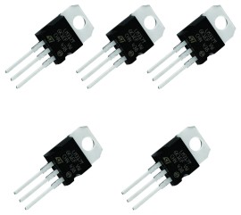 Kit 5 Transistor Regulador De Tenso Ajustvel Lm317t 317t